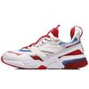 Li Ning 001 Hardloopschoenen Unisex Lage Top Wit/Rood AGLN227-1