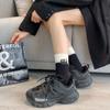 Japanese Style Women Y2K Girl Cotton Crew Socks Harajuku Sweet Love Label Colorblock Ribbed Knit Middle Tube Calf Socks