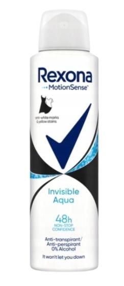 Rexona, Antyperspirant Invisible Aqua, 150 ml