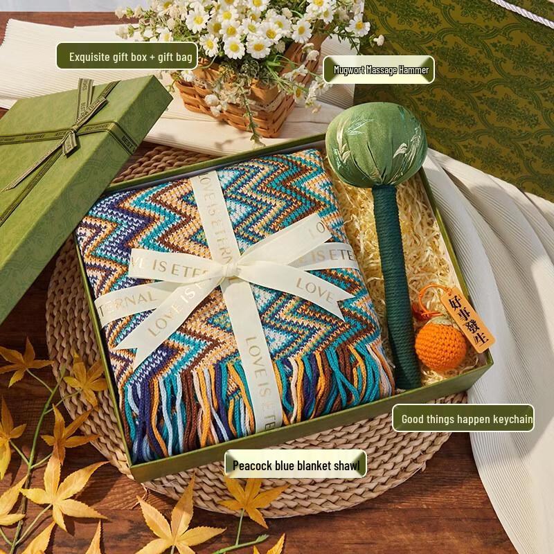 HANDUNYOU Peacock Blue Gift Set