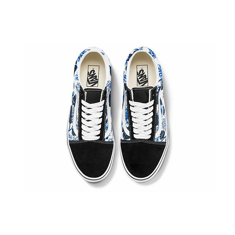 Vans Old Skool 'Floral Blue' (Unisex) Floral Blue / White Skateboard Shoes VN0A7Q2JY6Z