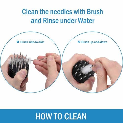 KUCCOON Meat Tenderizer Tool with Stainless Steel Needles and Ultra-Sharp 24 Blades for Beef, Chicken, Steak, Veal, and Pork