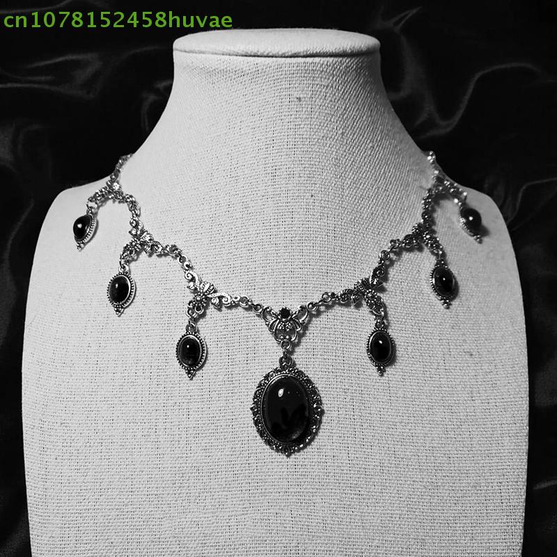 1 Pc Vampire Cameo Choker, Victoria, Retro, Butterfly, Blood Drop, Pagan, Witchcraft, Alternative, Necklace For Women
