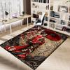 1PC cherry blossoms red kimono Carpet Ultra Soft, Thick & Absorbent, Non Slip Machine Washable Mat for Entryway