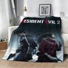New Game R-Resident The E-Evil 3D Print Flannel Blanket Soft Throw Blanket Art For Home Decor Bedroom Bed Sofa Picnic Fans Gift