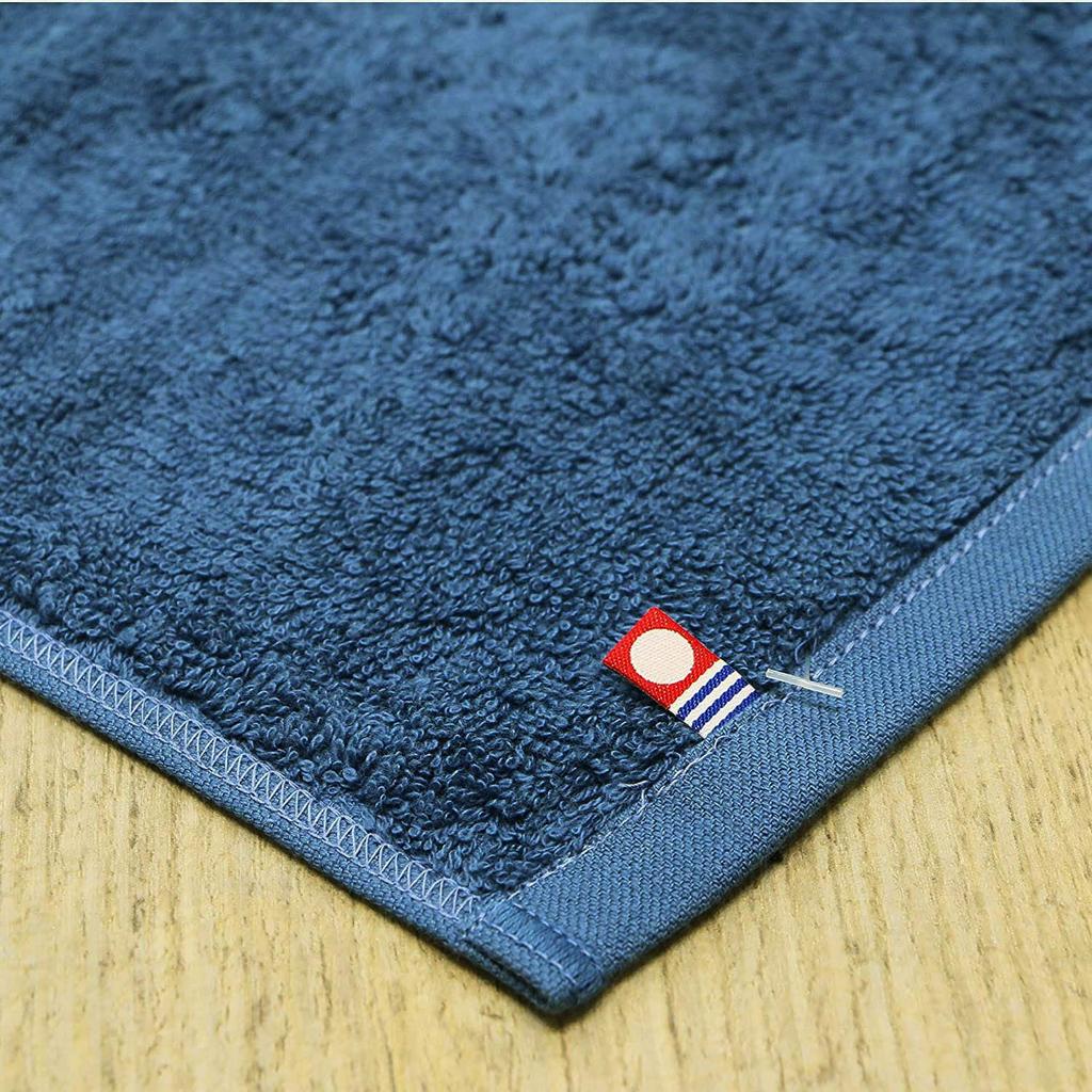 Imabari Face Premium 1 Towel Towel, Quality, Plain, 40x70cm, (Bronze Blue)