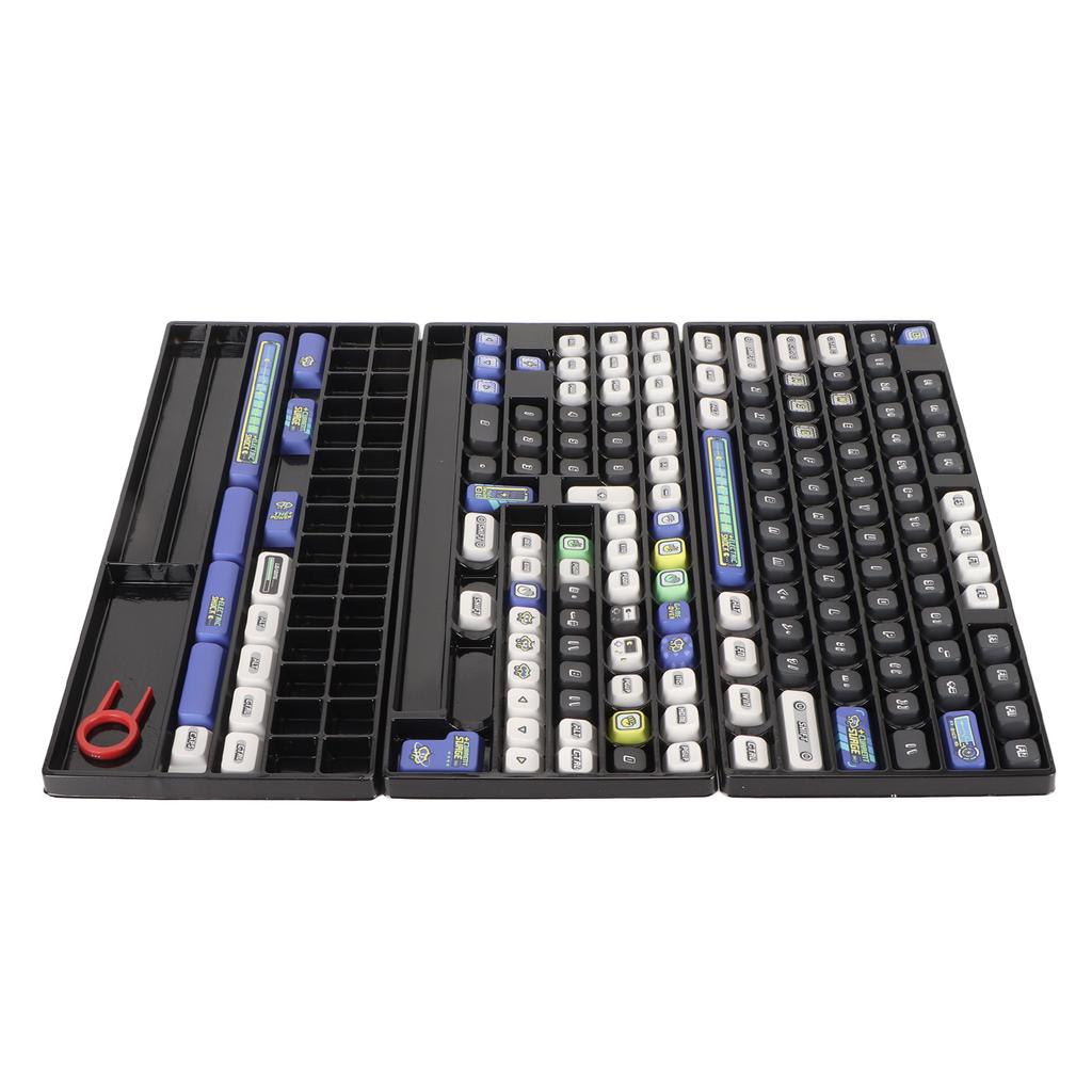 PBT Keycaps 154 Set 5 Sided Heat Sublimation XDA Height PBT Keycap Set for 61 87 98 104 108 Keys