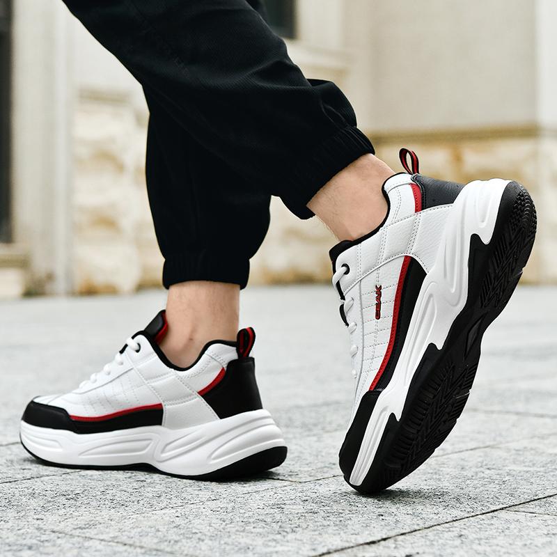 Men's Outdoor Breathable Autumn Winter Casual Sneakers Light Soft-sole Speed Running Shoes Fashion Students Racing Sports Shoes