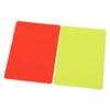 Soccer Referee Red Yellow Cards Set with PU Wallet Football Match Referee Tool