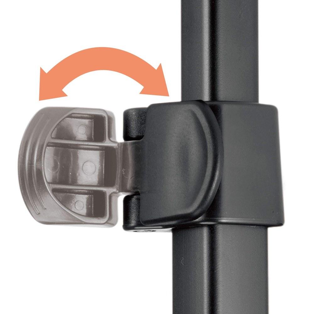 Velbon Video Tripod Stand Pole Pod 4-Section and 1-Section Lever Lock Small Aluminum Legs 420022