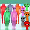 Trendy Sprunki Incredibox Rhythm Box Cosplay Costume Game Theme Bodysuit For All Genders In Multiple Sizes And Colors