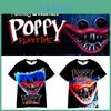 Dziecięcy T-shirt Poppy Playtime Chłopięcy Oddychający Poliestrowy T-shirt Huggy Wuggy Dla Chłopców