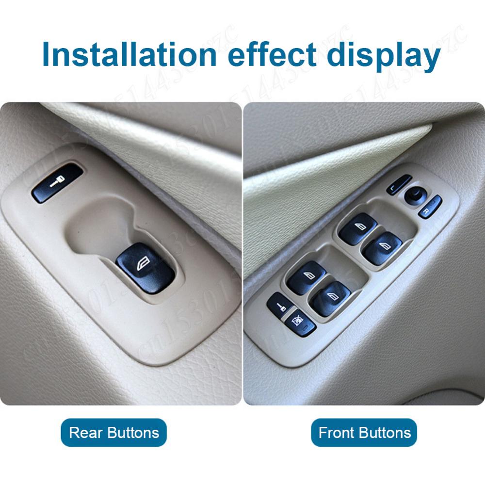 Car Window Lift Button Car Front Rear Lift Switch Button Cover For Volvo S60 S80 XC90 XC70 V70 31295164 31295247 Auto Accessorie