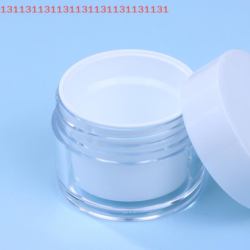 20/30/50g Refillable Cosmetic Cream Jar Lotion Body Butter Makeup Containers Round Travel Face Cream Lotion Refill Bottle Empty