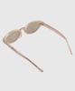 Tuditeo Osa Slim Oval Uv Protection Fashion Sunglasses Nylon Tinted Lens C4 Pink