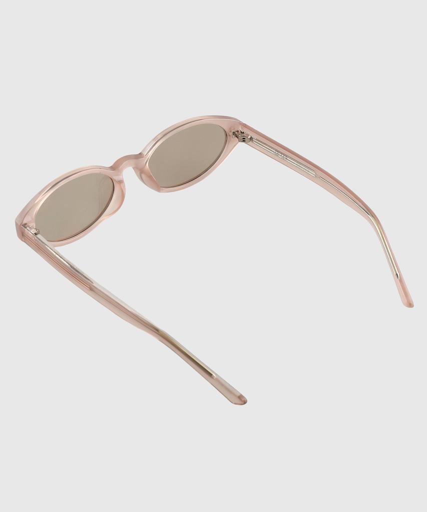 Tuditeo Osa Slim Oval Uv Protection Fashion Sunglasses Nylon Tinted Lens C4 Pink