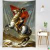 Heroic Napoleon Tapestry  Equestrian Portrait  Historical Art Piece  Unique Wall Art for Bedroom  History Lover Gift