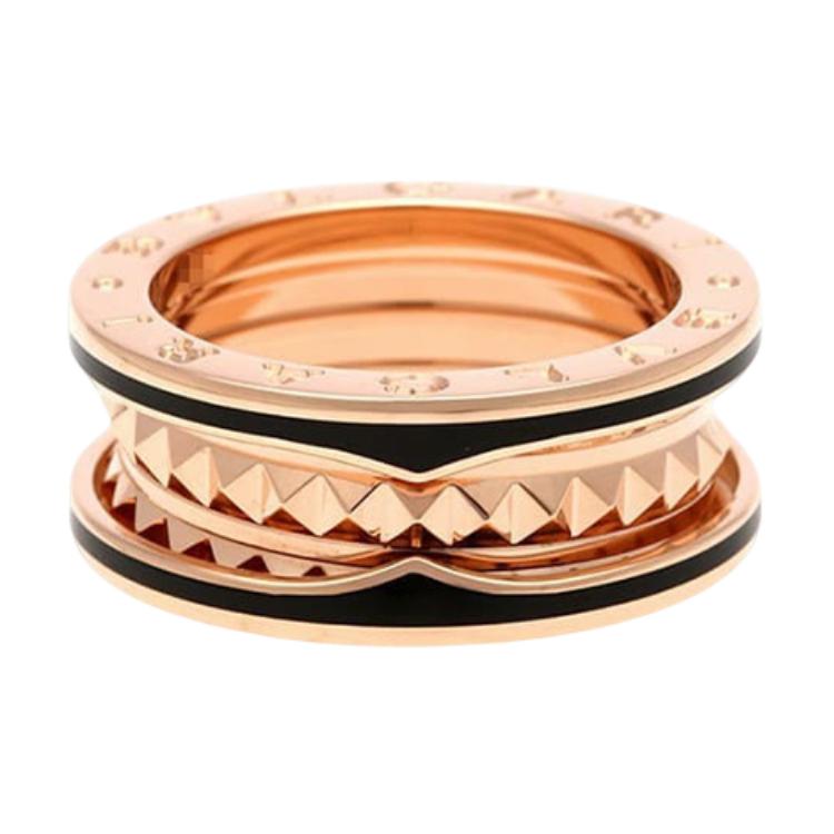 Bvlgari B.Zero1 Doppelring Unisex-Ringe Roségold AN859090