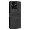 Wallet Case for Honor X6c 4G/X6b 4G/X6a 4G/X5b/X5b Plus Triangle Imprinted Anti-Scratch Phone Cover