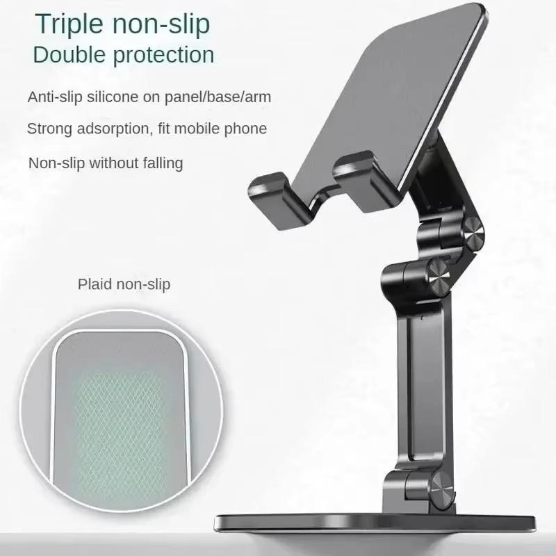 Phone Holder Bracket For iPhone iPad Tablet Flexible Folding Lazy Desktop Adjustable Live Smartphone Stand Mount