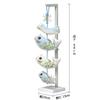 Satsuki Doll Indoor Tabletop Mini Carp Streamer OBOROKOI Oborokoi Extra Small Water Light Blue Tabletop Size Compact Height 48cm -Sui-