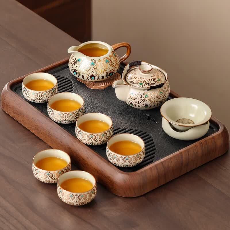 Youluo 2026 Ru Kiln Gongfu Tea Set