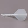 Cuesoul ROST T19 Two-tone Two-material Integrated Shaft Big Standard Shape 3-set Clear Flight Clear Shaft L Size (CS-AK57DB9-7L)