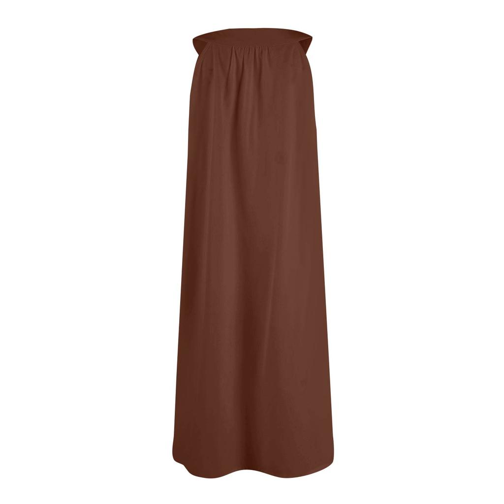 Women's Fashion Casual Sleeveless Solid Color V-neck Short Evening Dresses