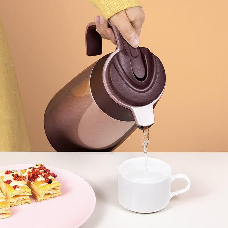 WANXIANG 2.0L Stainless Steel Press-Type Thermos Pot