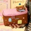 1 Piece House Styling Pencil Case Soft Texture Large Capacity Cute Style Girls Student Pencil Pouch Back To School Supplies