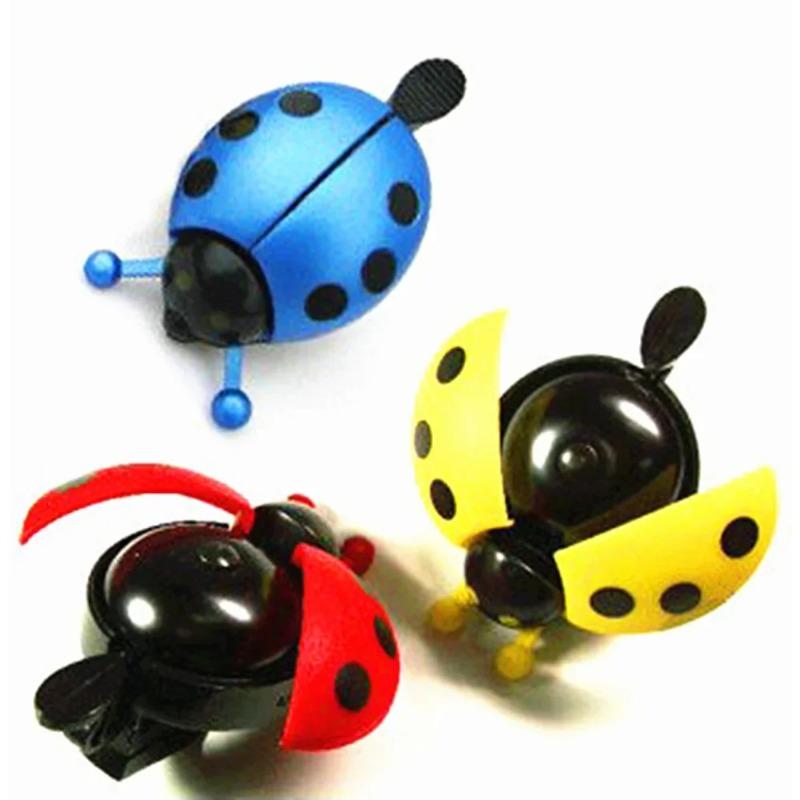 Bicycle Bell Cartoon Beetle Ladybug Horn Mountain Bike Cycling Ring for Lovely Kids Bike Ride Horn Alarm Bicycle Accessories