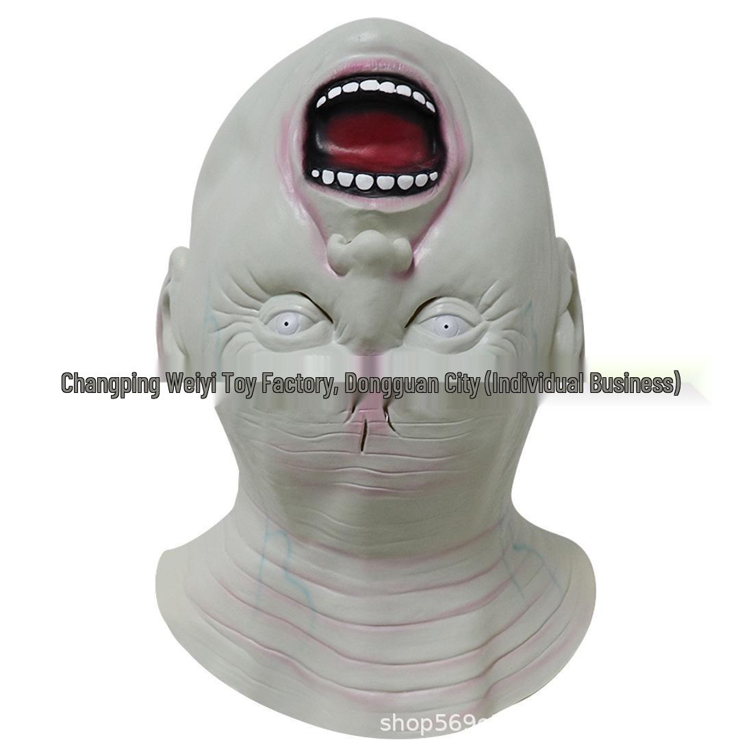 Halloween Alien Old Man Headgear Zombie Devil Mask for Haunted Escape Rooms