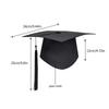 1/2/3Pc Class Of 2026 Black Golden Satin Sash Bachelor Cap With Tassel Graduation Shoulder Strap Congrats Grad Party Photo Props