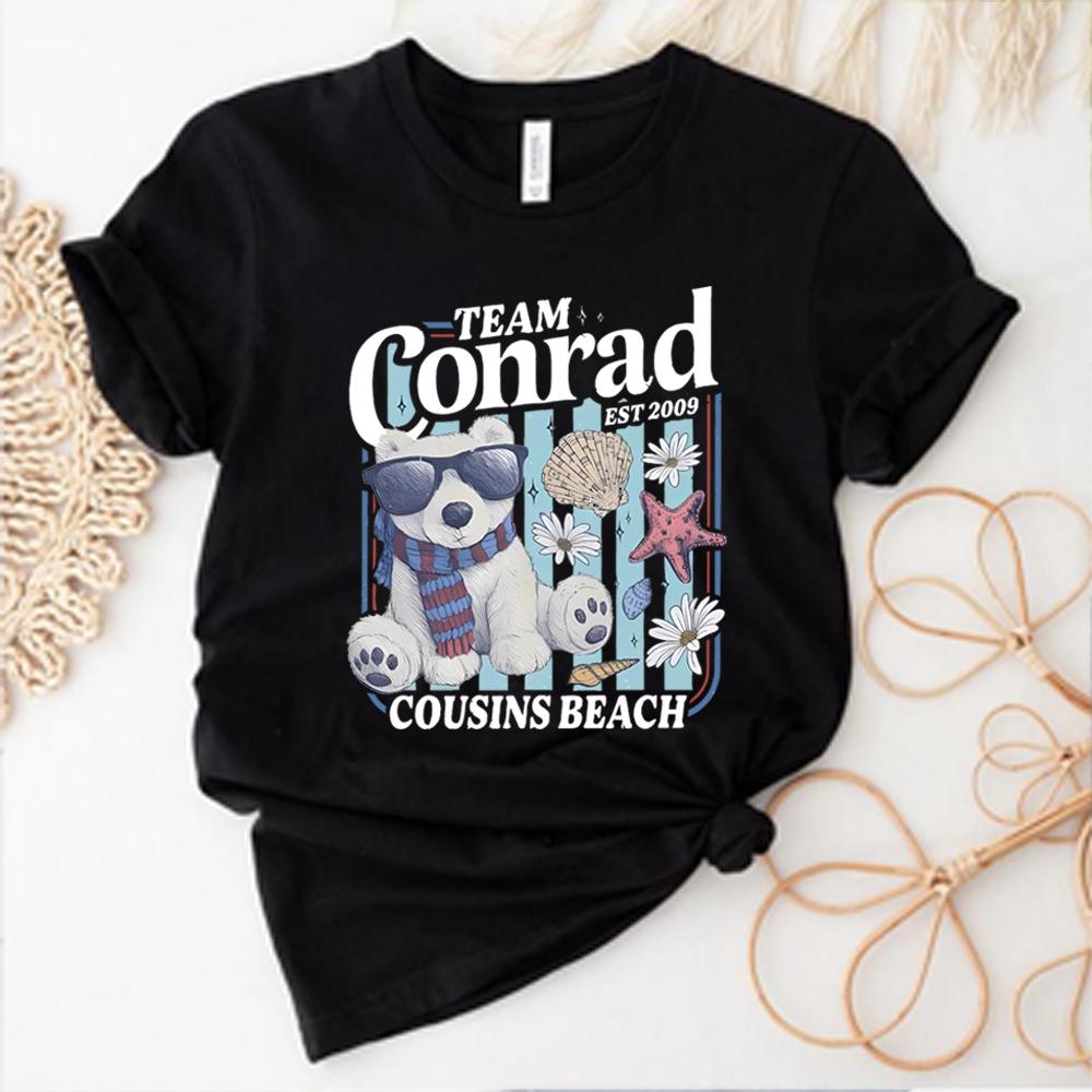 Team Conrad Junior Mint Bear T Shirt Summer I Turned Pretty Tshirt TSITP Shirt Cousins Beach Shirts Summer RoUnisexce Book Tops