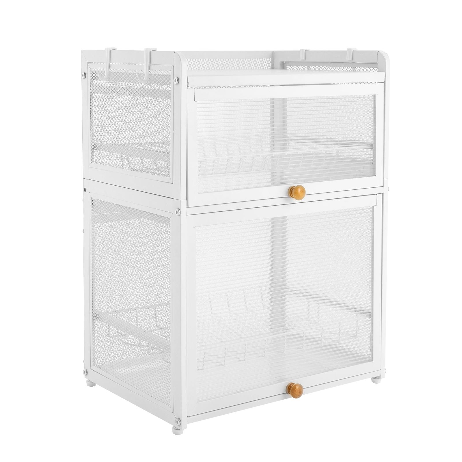 3-ярусная сушилка для посуды Современный бытовой органайзер для посуды Кухонные стеллажи для хранения белый 13400₽