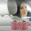 Bling Car Seat Headrest Ring Crystal Car Interior Accessories Headrest Decoration  Women Girls