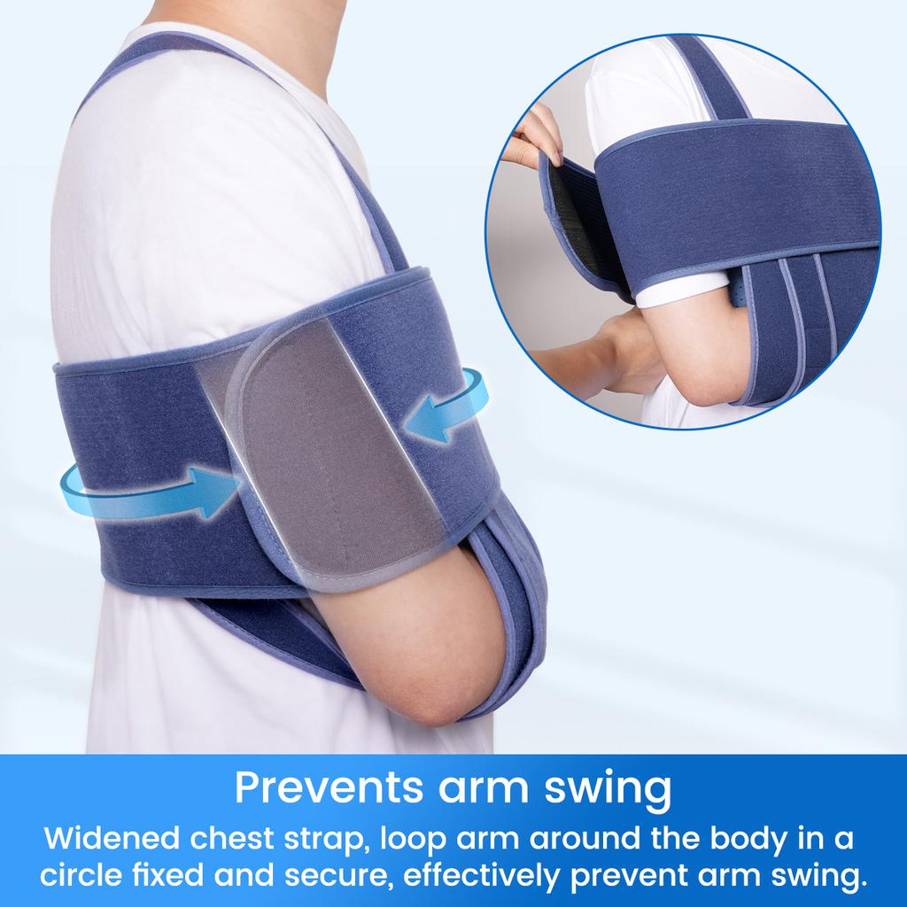 Velpeau Armschlinge Medizinischer Immobilisator Für Gebrochene Hand, Ellenbogenfraktur Und Verstauchung Schulterschlinge Verstellbar Und Bequem