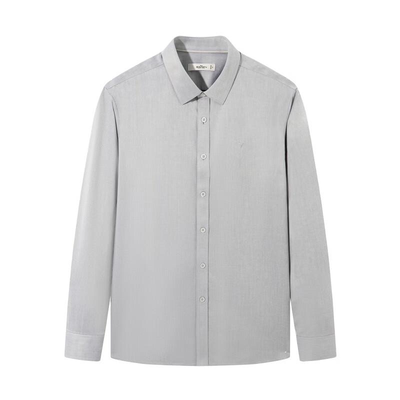 Septwolves Men's DP Non-Iron Cotton Long Sleeve Business Shirt