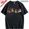 High Quality Cotton Dachshund Book Lover Reading Wiener Dog Bookish Gifts for Dog Moms Women Fashion Breathable Oneck Tee