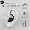 Silicone Soundproof Earplugs Whale-shape Noise Insulation Earmuff Soft Waterproof Sleep Earplugs for Travel Study Ear Protector
