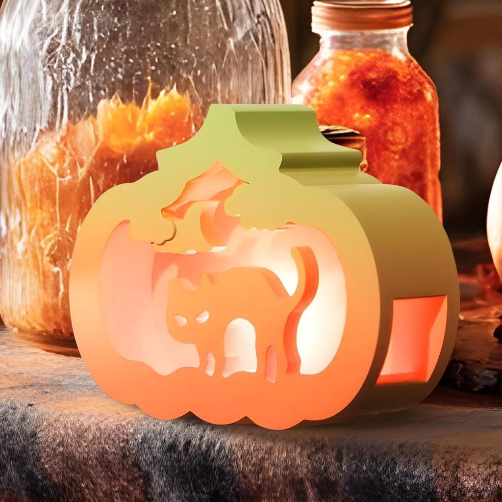 Silicone Molds Halloween Pumpkin Silicone Molds Craft Supplies Reusable Candle Maker For Clay Fondant Plaster Holiday Table