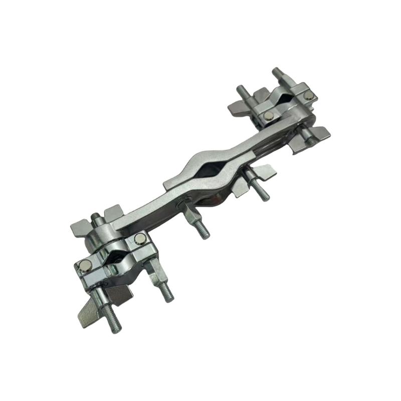 Adjustable Double Drum Cowbell Clamp Percussion Mounting Bracket Cowbell Holder Musical Instrument Parts Easy to Install 1