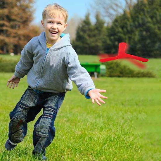 Hand Tossed Three-Leaf Boomerang Interactive Indoor Outdoor Toy Fast Catch