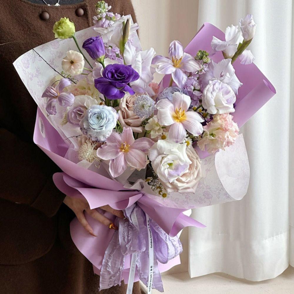 10pcs Tear-Resistant Bouquet Paper Wedding Bouquets Packing Material  Floral Arrangements