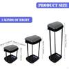 Portable Trash Bag Holder Can Stand Decor Garbage Outdoor Waste Bin for Kitchen Laundry