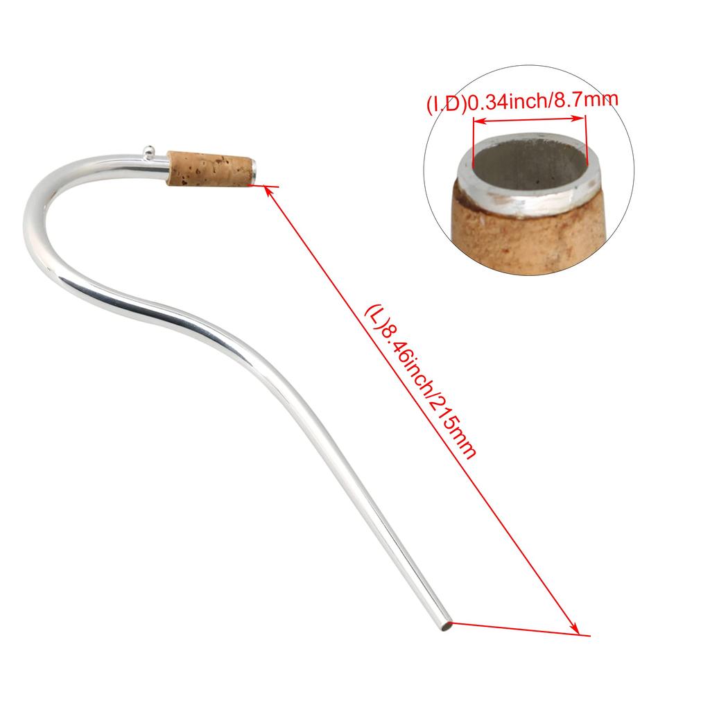 Bstinay Fagot Vocal Kruk Woodwind Mouthpiece Replacement Practice Copper Silver Plated