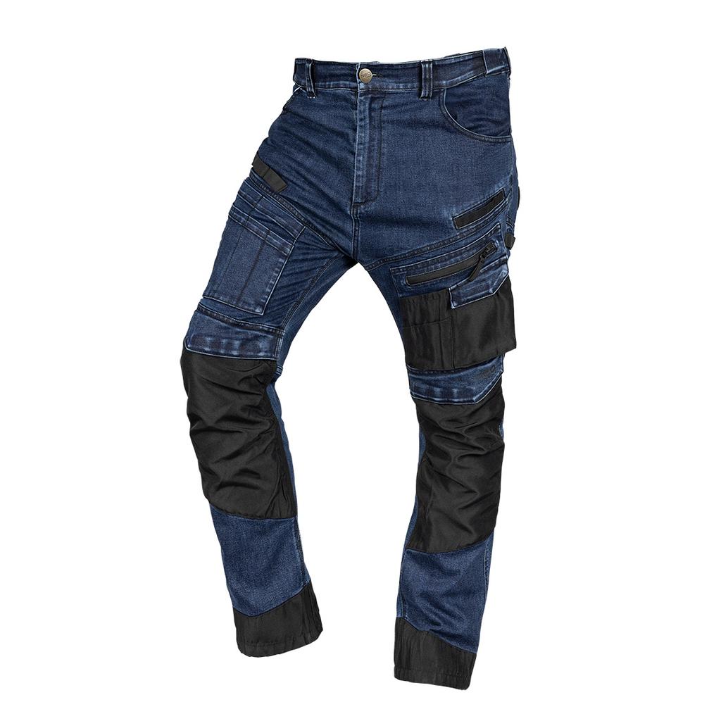 Spodnie Robocze DENIM, Wzmocnienia Oxford, Granatowe, Rozmiar M