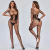 Honey Lace Open Crotch Lingerie Jumpsuit - Sexy Temptation Uniform