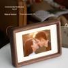 3D Decorative Solid Wood Photo Frame with Mortise and Tenon Structure, Perfect for Desktop Display and Commemorative Couple Photos