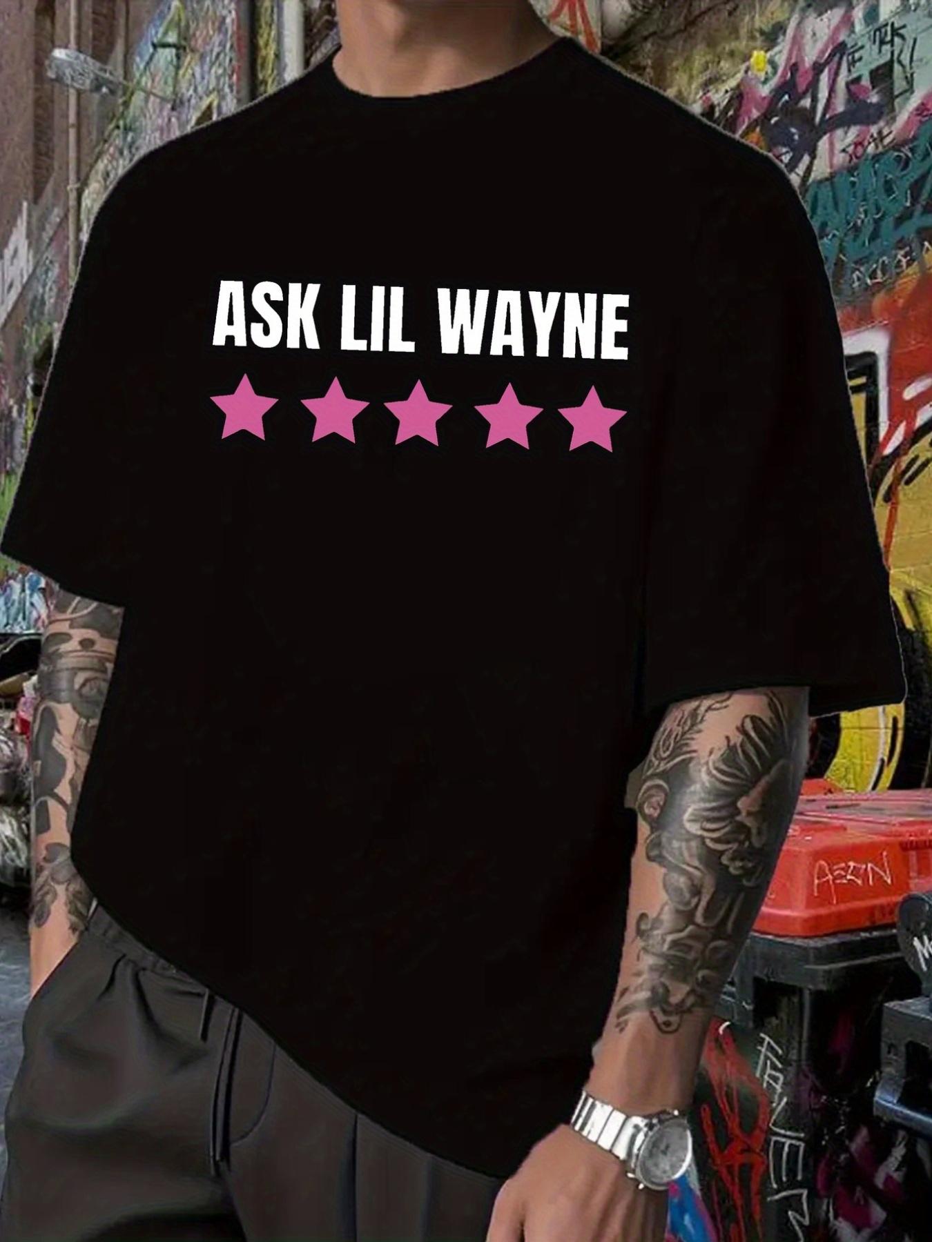 Lil Wayne Graphic T-shirt - Hip Hop Band Print L